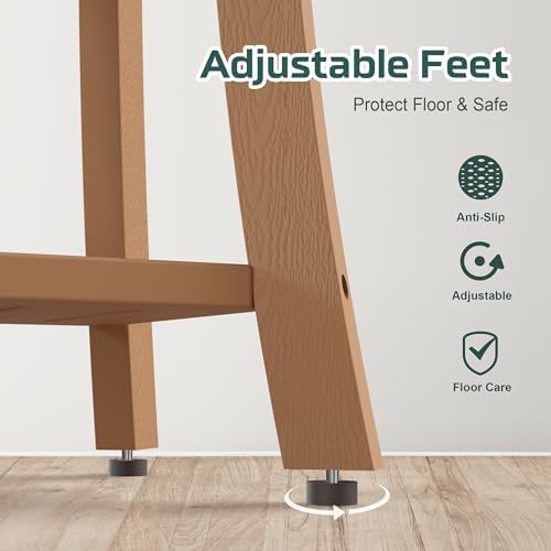 Brown waterproof HIPS shower stool — photo 5
