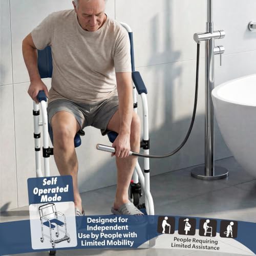 Mobile shower chair tool free — photo 3
