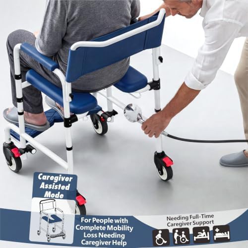 Mobile shower chair tool free — photo 4
