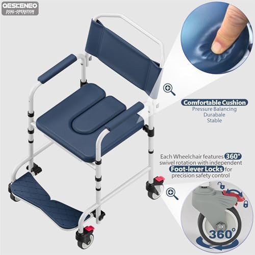 Mobile shower chair tool free — photo 5