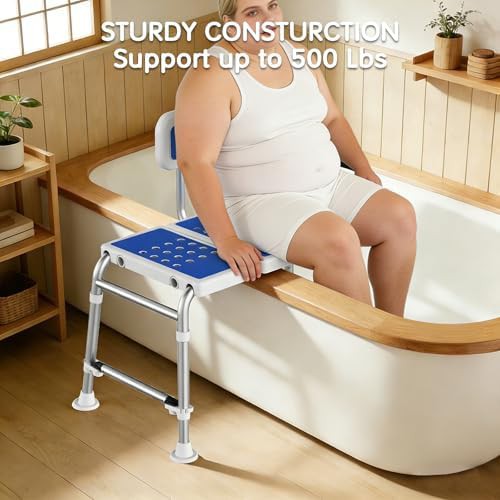 Heavy Duty 500 lb Bathtub Transfer Bench — photo 3
