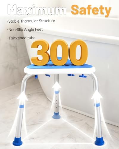 Triangular space saving shower stool — photo 3