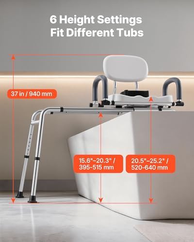 Sliding Transfer Bench with Adjustable Width — photo 4