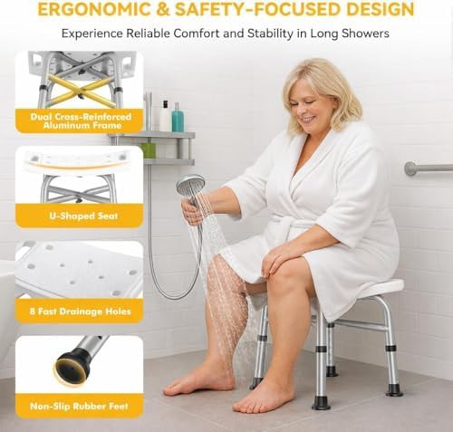 Heavy duty 500 lbs medical shower chair — photo 4