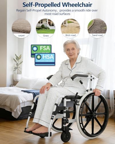 Self-propelled rolling shower and commode wheelchair — photo 2