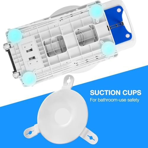 Electric Blue Bath Lift with Swivel Seat — photo 3