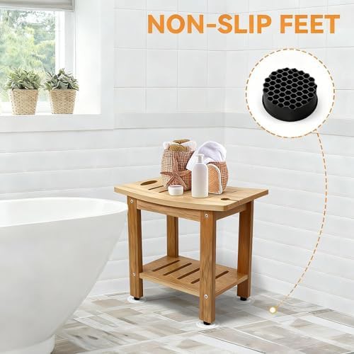 HDPE poly lumber shower bench — photo 4