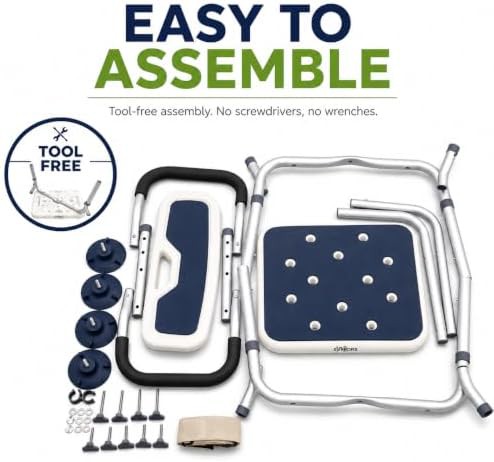 Aluminum Heavy Duty Bath Chair for Seniors — photo 4