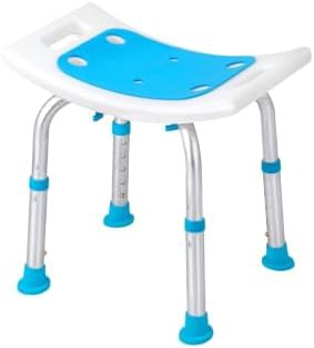 Blue heavy duty shower seat