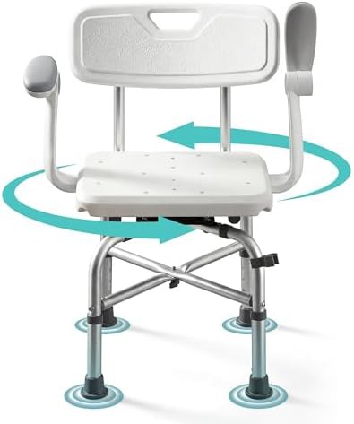 Shower chair with adjustable arms 400lb