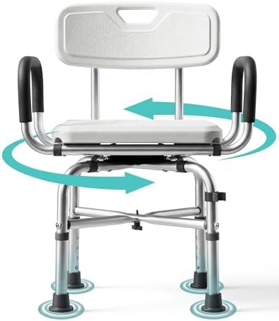 Shower chair with arms and backrest 400lb