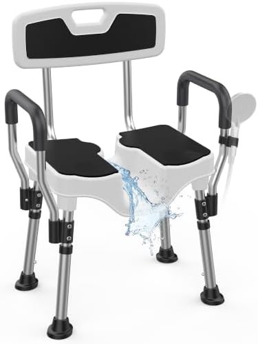 U Shape Shower Stool with Arms